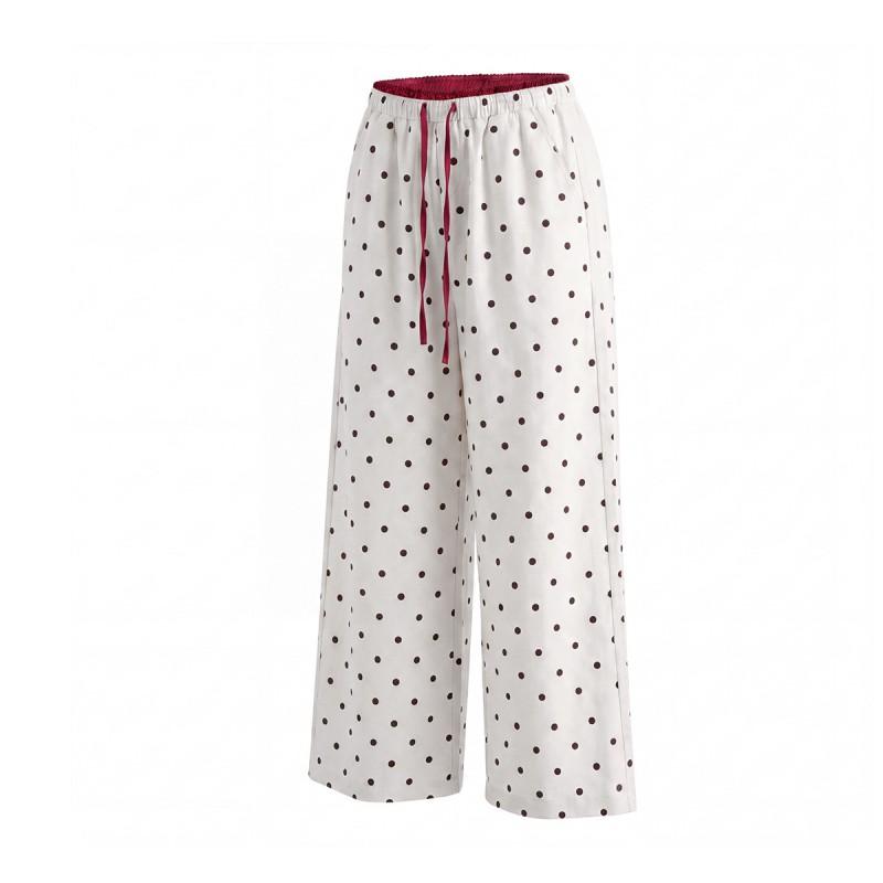 Magic Bear 2026 American Retro Polka Dot Sweatpants Loose Straight Leg Casual Pants