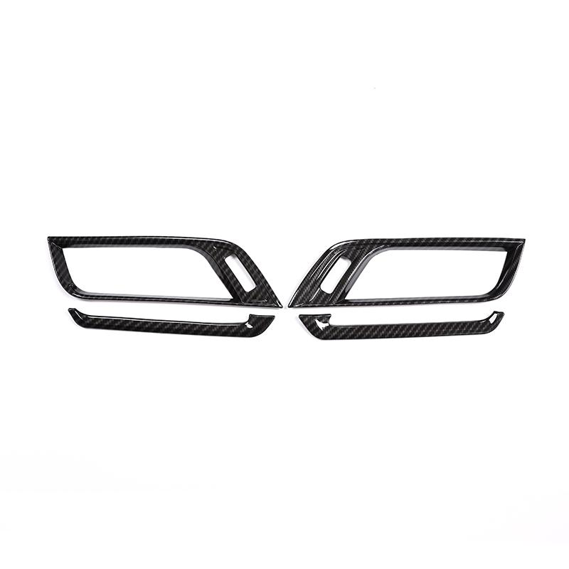 ABS Car Dashboard Side Air-conditioning Air Outlet Frame Decorative Cover For BMW X1 F48 X2 F47 2016-2025 Interior Accessories