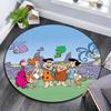 The Flintstones2 Round Area Rug,Carpet Rug for Living Room Bedroom Sofa Playroom Decor,Non-slip Floor Mat