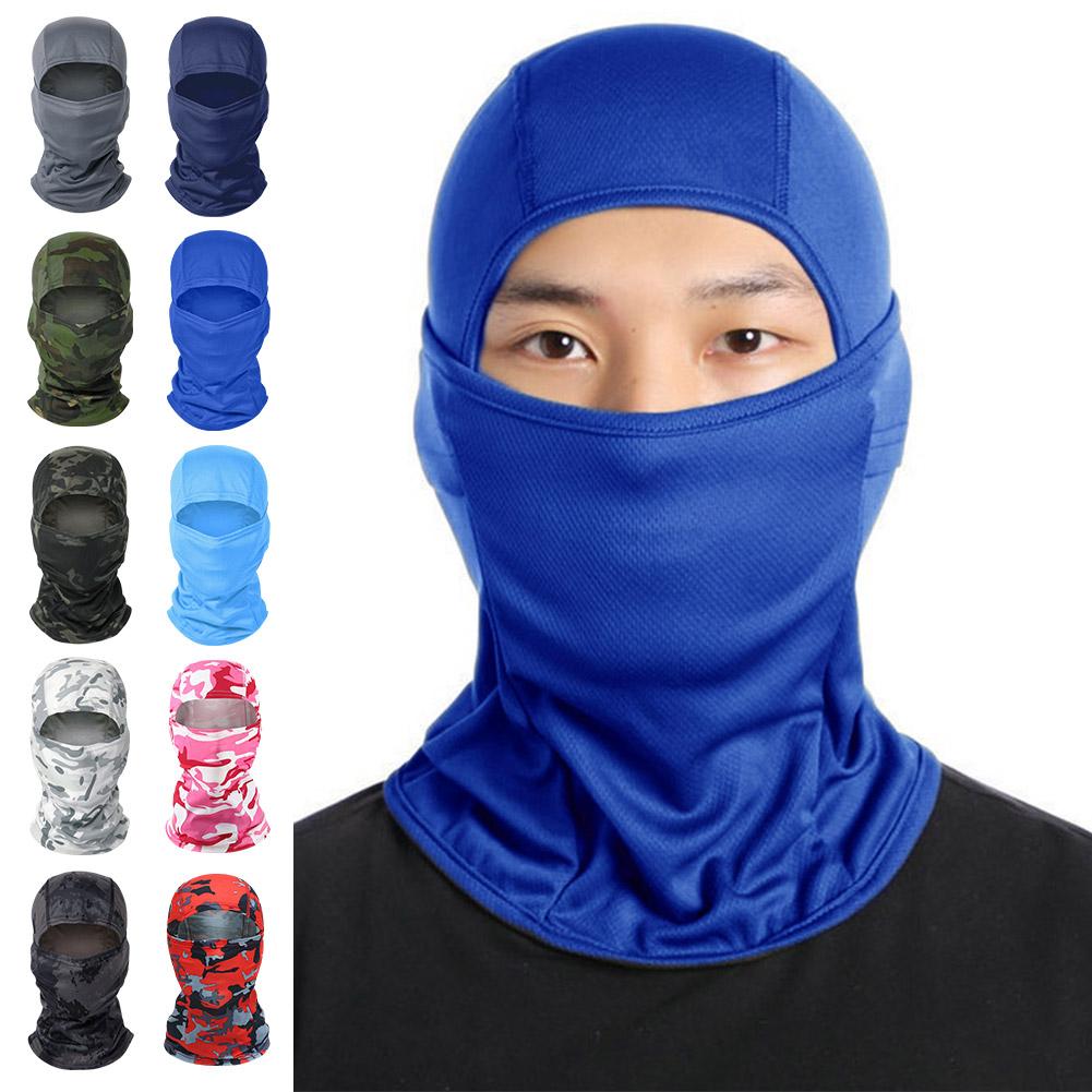 Tactical Camouflage Balaclava Full Face Mask Shield Cover Cycling Hat Camouflage Balaclava Scarf Head Neck Cover Helmet