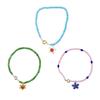 Elegant Flower Necklace Handcraft From Sturdy Stone Glass With Adjustable Length for Fashionable Women Outfits