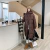New Winter Thickened Down Cotton-padded Clothes, Long Over-the-knee Loose Cotton-padded Jackets, and Women's Jackets Are Trendy.