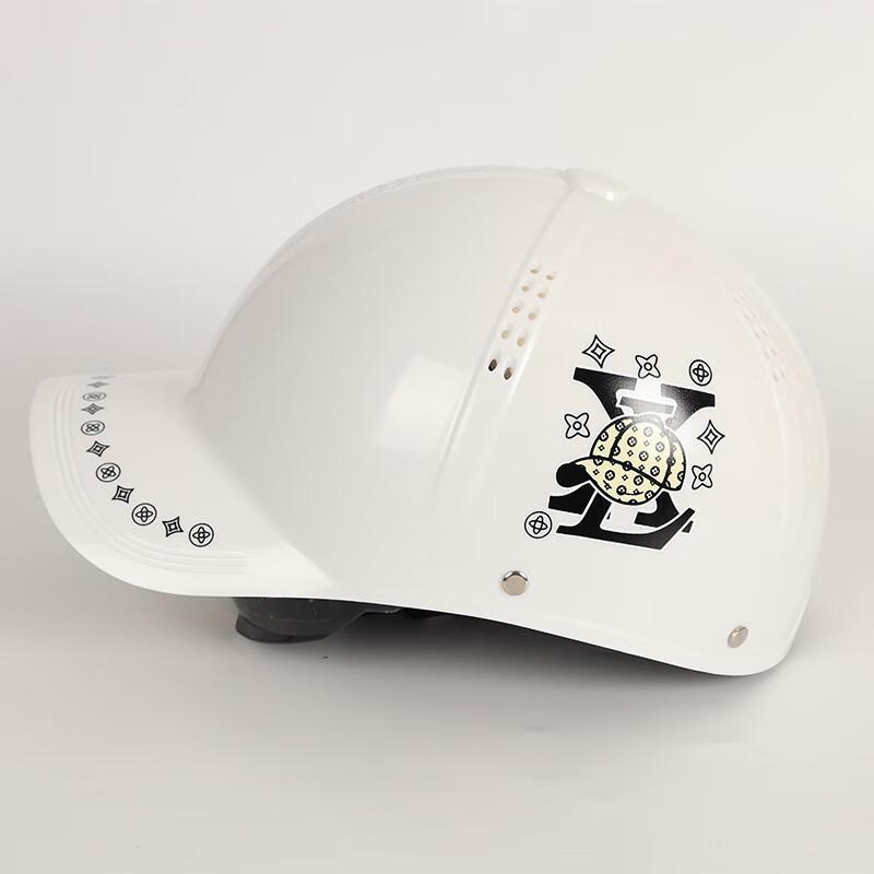 Unisex Baseball Cap Style Electric Motorcycle Helmet 54-59cm