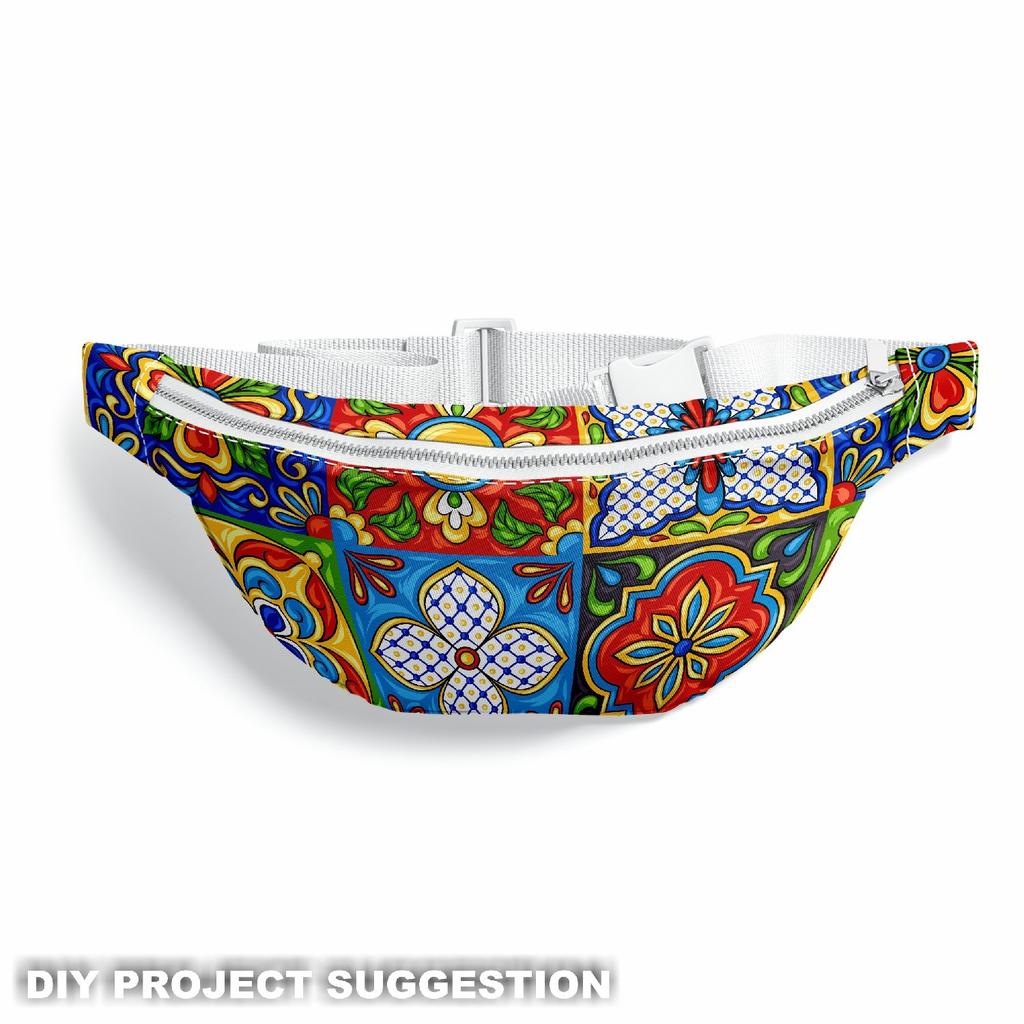 Outdoor Dekostoffe Oxford - Motiv Mexikanische Talavera