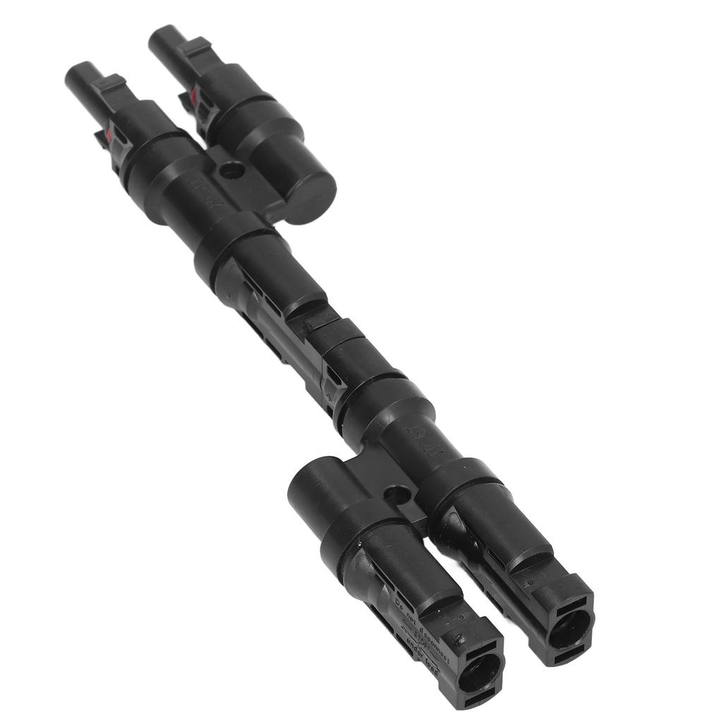 1 Pair Solar Branch Connector 2 to 1 Male Female Waterproof for PV Panel Cable 40A 1000V DC