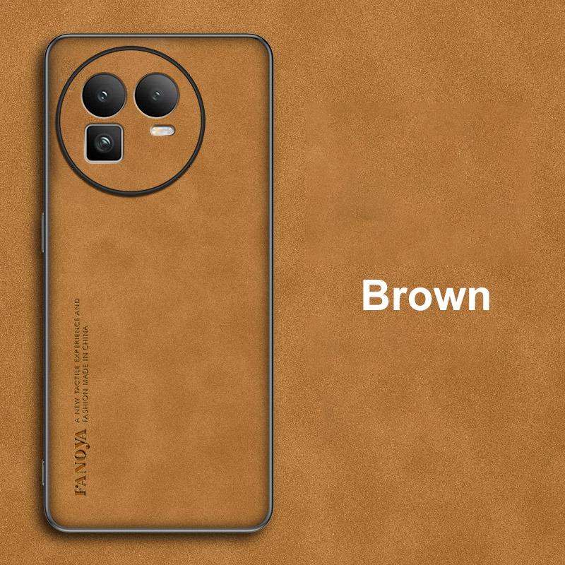 

Для Realme GT8 5G Чехол Роскошный Кожаный Чехол для Телефона Для Realme GT 8 RealmeGT8 Задняя Крышка ТПУ Силикон Ударопрочный Полная Защита For Realme GT8 коричневый