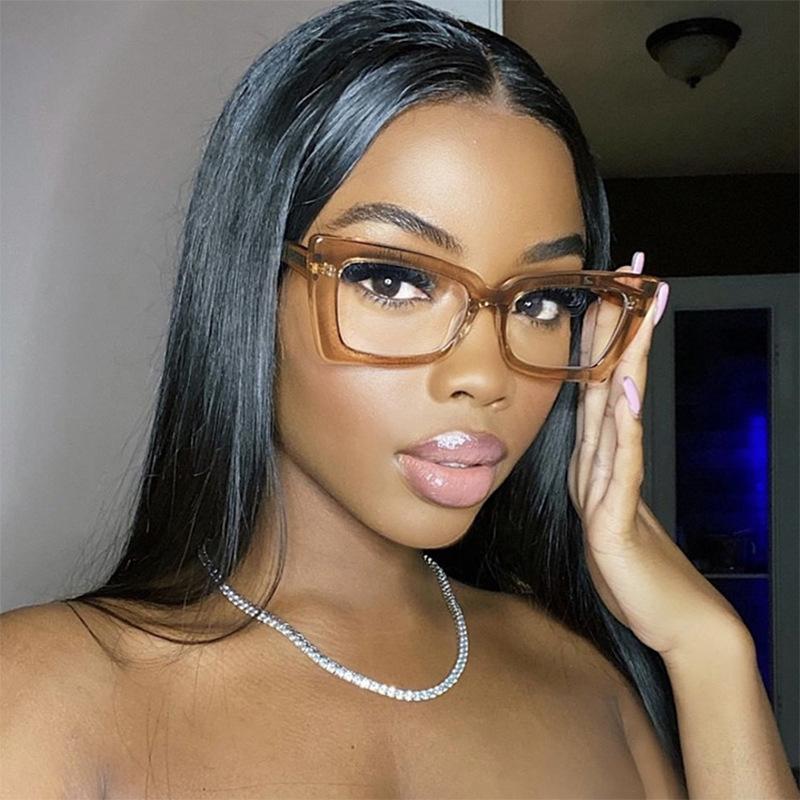 Cat's Eye Anti Blue Light Glasses Women Fashion Gradient Frame Blue Ray Resistant Eyeglasses Lady Computer Eyewear