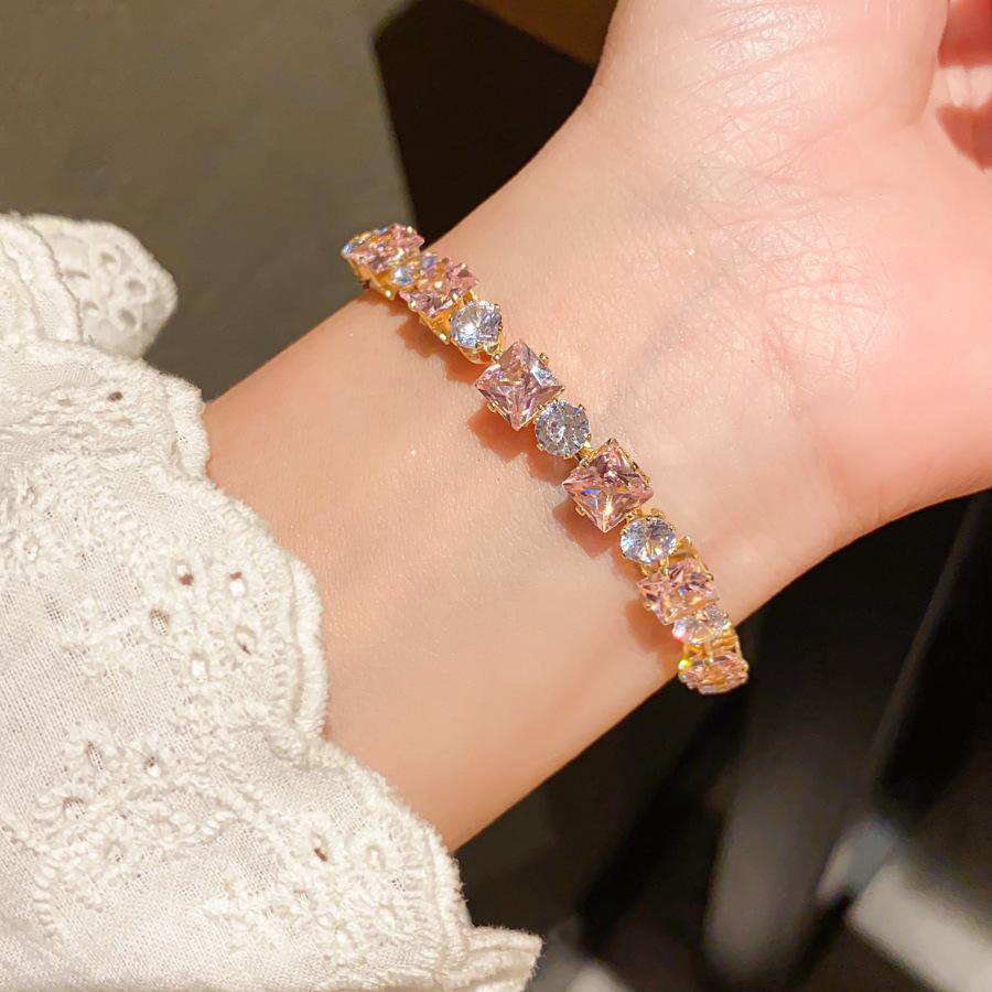Braccialetto a estrazione in zircone: Elegante Bracciale di Alta Gamma in Stile Coreano per Donna