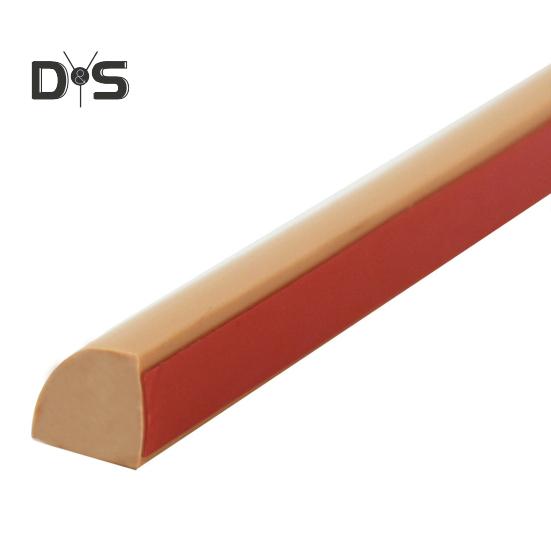 300CM Flexible Quarter Round Molding Peel-and-Stick Wall Corner Trim Molding Waterproof Self-Adhesive Floor Tub Cabinet Edge Molding