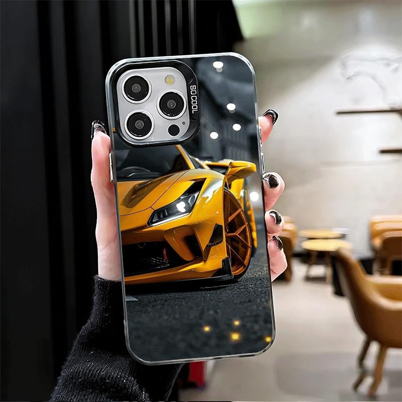 

Sports Cars Male Men Shockproof Phone Case for iPhone 17 Air 16 16E 15 Pro Max 14 Plus 13 Mini 12 Back Cover Anti Fall Fundas iPhone 14 Pro
