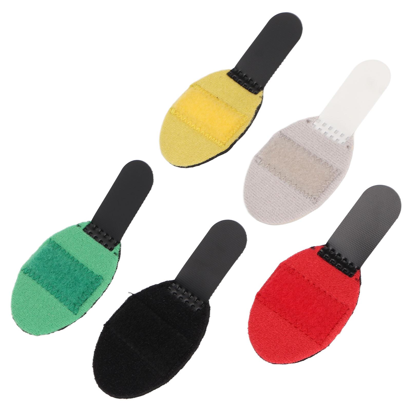 

5pcs Finger Fixation Band Adjust Tightness Breathable Finger Stabilization Splint Brace Different Colors