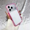 Shockproof Border Candy Color Clear Case for iPhone 17 Air 16 15 14 13 12 11 Pro Max Plus 17Pro Luxury Soft 2 in 1 Bumper Cover