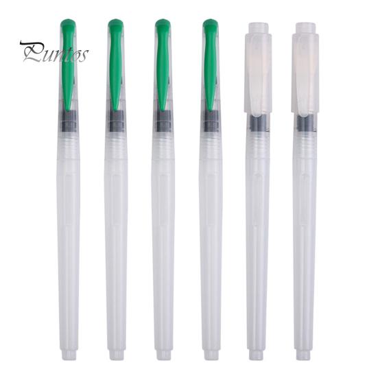 

6 шт. акварельная кисть мягкий нейлоновый волос гибкий кончик кисти удобная ручка легко смешивать многоцелевая каллиграфия живопись рисунок акварелью искусство 6pcs