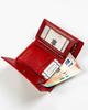 Women's leather wallet F17501 RED