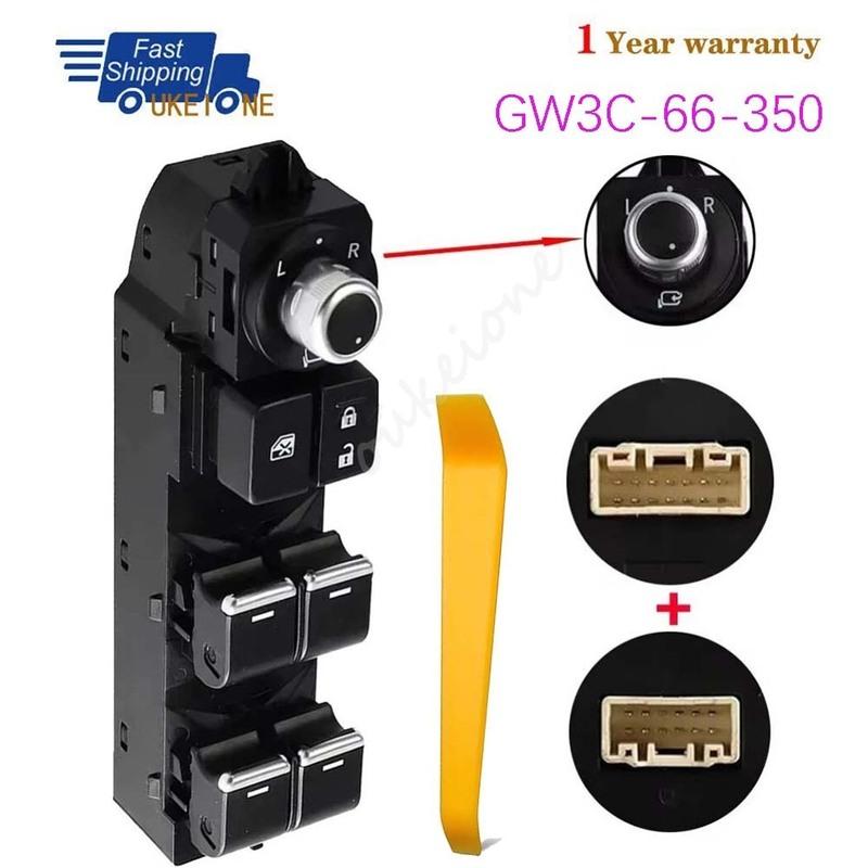 

GW-66-350 For Mazda 6 2018 Master Driver Side Electric Power Window Switch Lifter Control Regulator Button Car Accessories