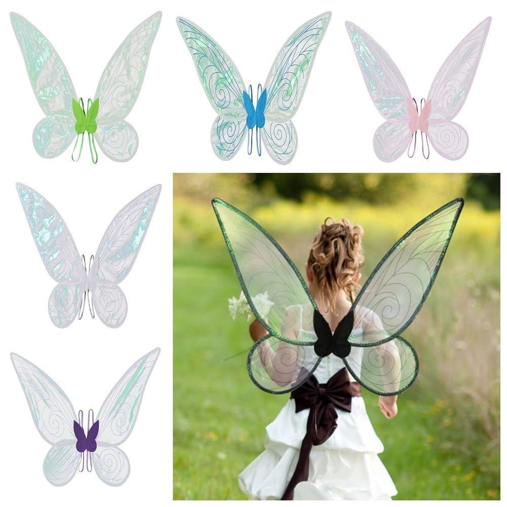 Cosplay Props Girl Butterfly Wings Organza Elf Angel Wing Fairy Wings  Party Accessories