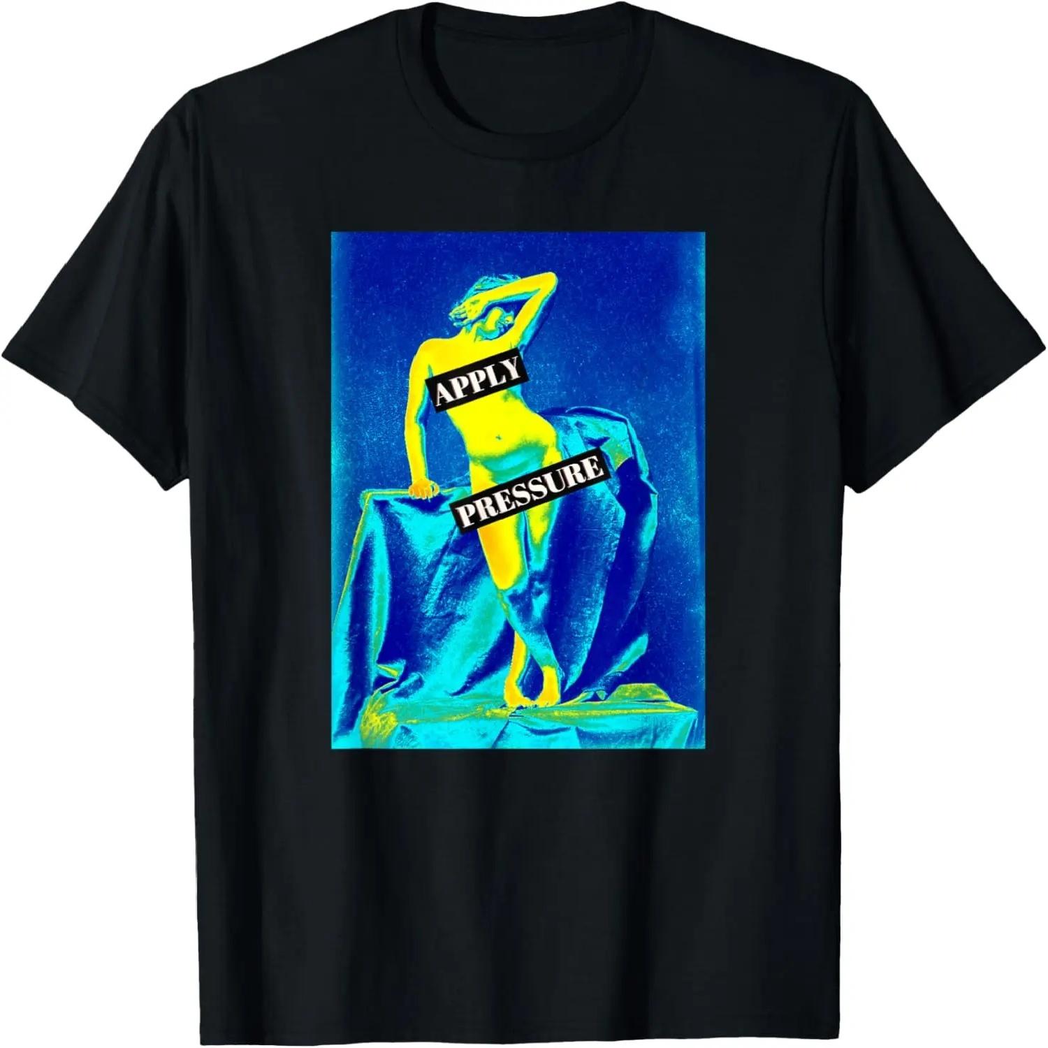 Графическая футболка с принтом  Apply Pressure Classic Vintage PinUp Girl Censored  S
