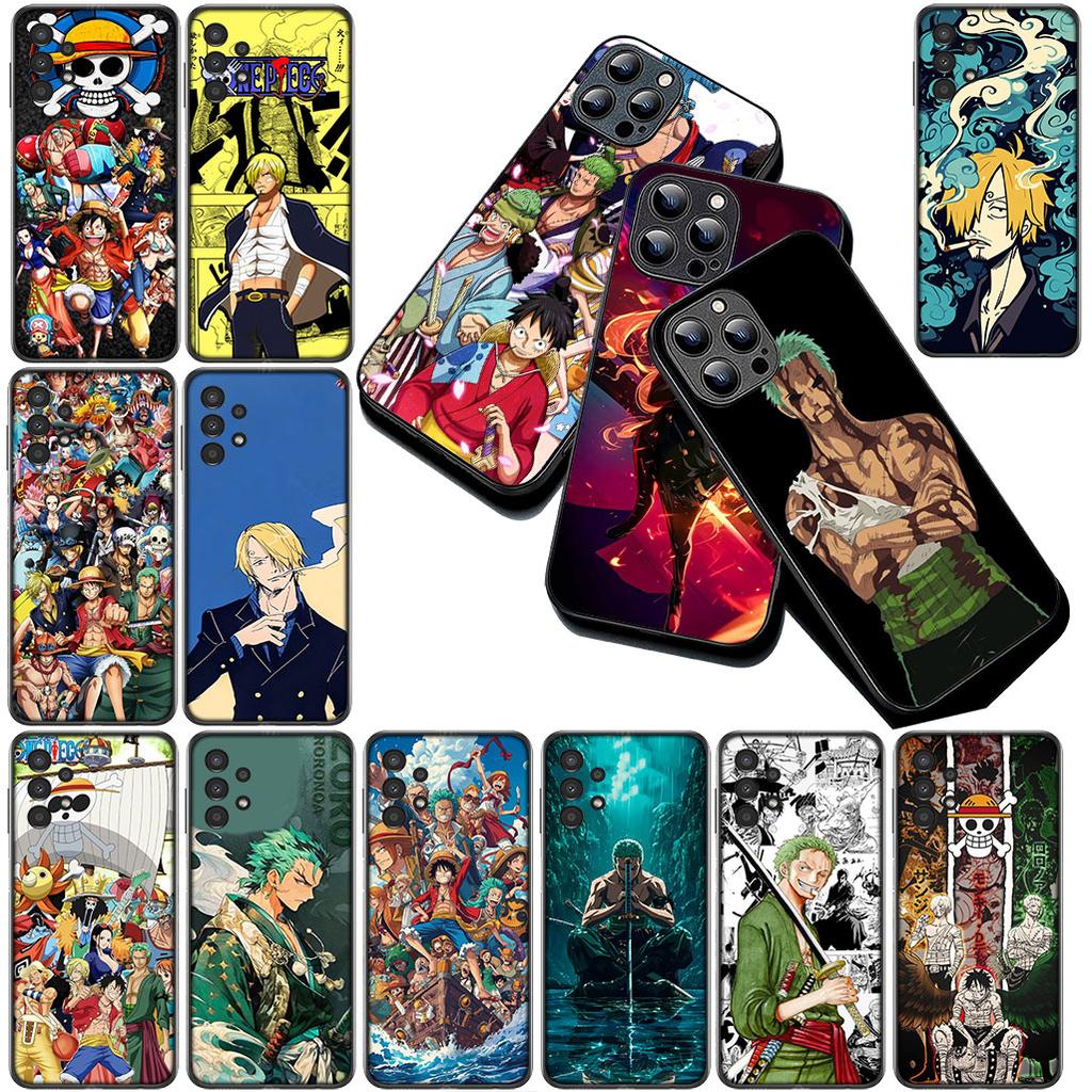 for Apple iPhone 16 14 15 Plus 11 Pro Max 16E ProMax + 16Plus 15+ 14+ Phone Cover Soft Case Sanji Roronoa Zoro One Pieces Luffy