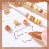 Kawaii Capybara Gel Pen Interesting 0.5mm Gel Pen Cartoon Cute Beads Pen  School