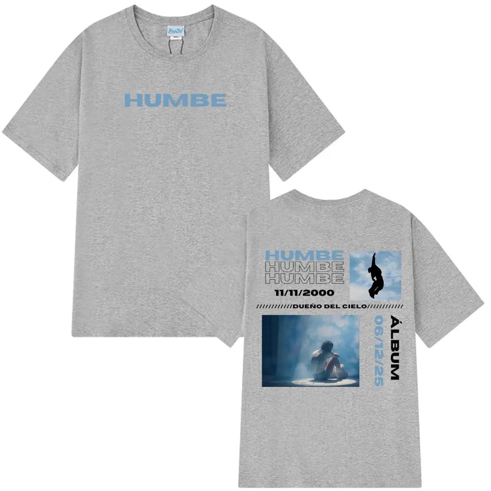 Singer Humbe Esencia Tour Graphics T Shirts Men Women Hip Hop T-shirt Short Sleeve Fashion Oversized Cotton T-Shirts Streetwear