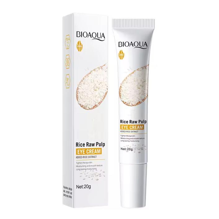 Rice slurry eye cream moisturizes, tightens, and reduces fine lines