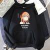 Anime Sword Art Online Hoodies Harajuku Women Clothes Manga Asuna Yuuki and Kirito Sweatshirts Graphic Hoodie Kawaii Sudaderas