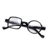 Irregular Personality Retro Glasses Women Men Round Square Frame Eyeglasses Vintage Reading Glasses Strength 1.0x~3.5x Black