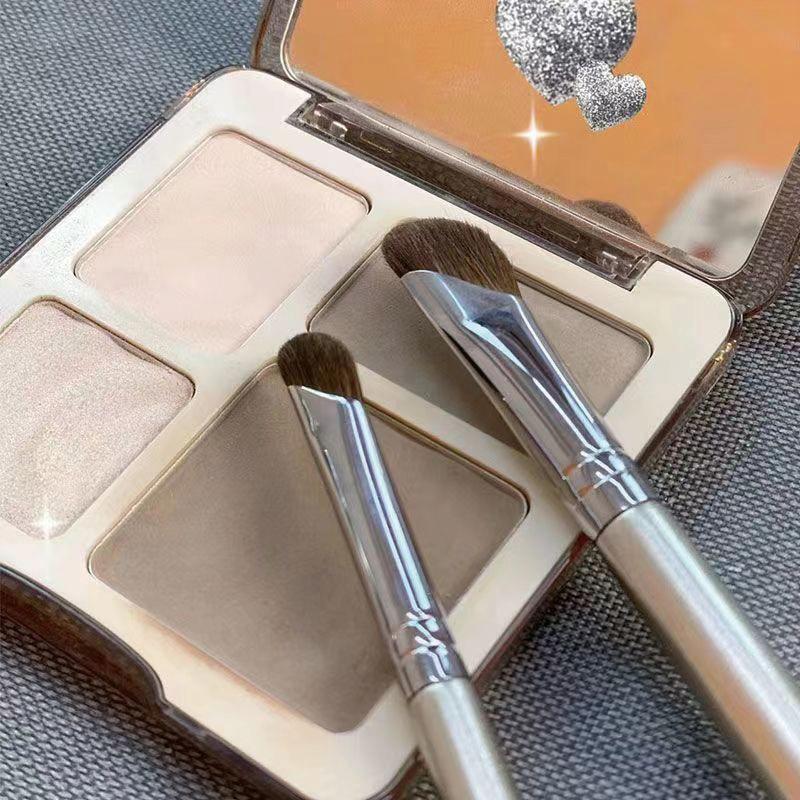 Neuer Nasenschattenpinsel Weich Schräg Flacher Kopf Nasen Kontur Wisch Makeup Pinsel Highlighter Rouge Kosmetik Werkzeug