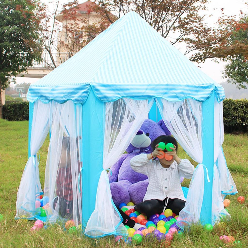 [selling-Home] Kids' Tent, Princess Castle-Shaped Foldable Playhouse, Secret Base, Birthday/Christmas Gift, Pretend Play