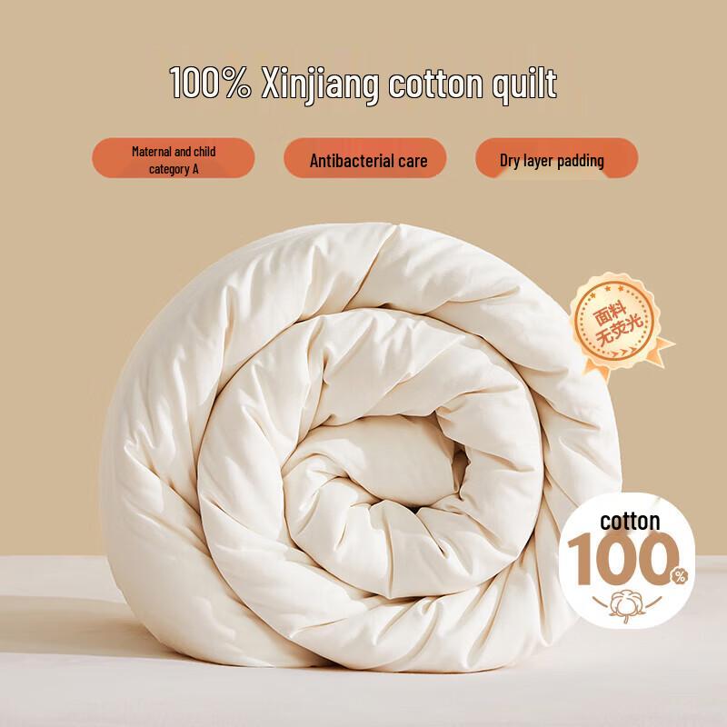 Boyang Home Textiles Class A Antibacterial 100% Xinjiang Cotton Quilt 220x240cm