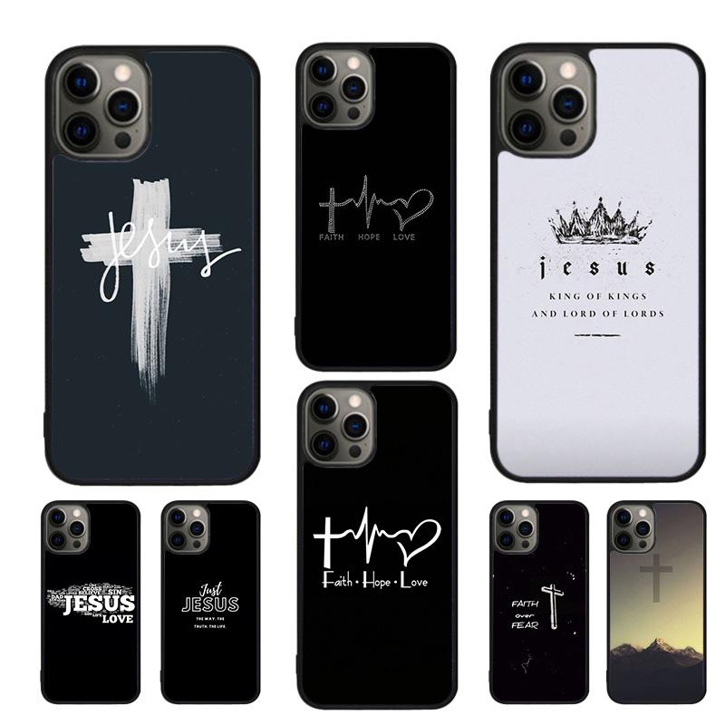 Faith Christian Religious Jesus Phone Case Cover For iPhone 17 Air 16 15 14 12 13 11 Pro MAX apple Plus Coque Shell