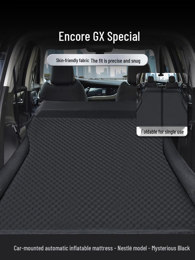 Buick Envision & Enclave SUV Inflatable Trunk Bed - Portable Sleeping Travel Mat with Free Inflation.