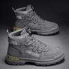 K651 autumn and winter youth fashion Martin boots high-top lace-up men's locomotive boots outdoor leisure student tide shoes