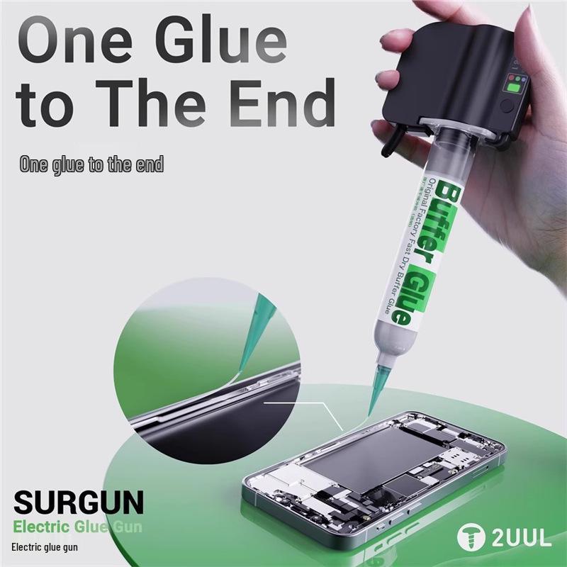 2UUL Electric Glue Gun for Syringe-Type Dispenser - Mobile Phone Repair Tool Without Compressor
