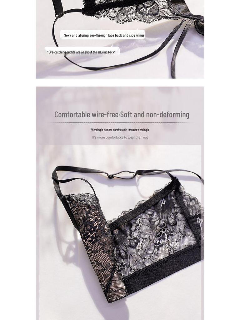 2025 Krajková Bez zad Odnímatelná Ramínka Zapínání Vpředu Bezešvá Push-Up Podprsenka pro Ženy