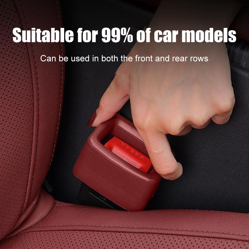 1/2PCS Car Seat Belt Buckle Cover Anti Scratch Seatbelt Button Protector Seat Belt Protection Cover Car Interior Accessories