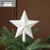 Gold Glitter 3D Christmas Tree Star Topper Ornament
