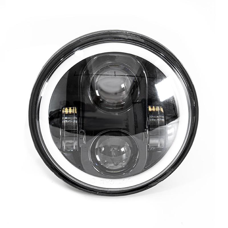5-3/4 5.75 Inch Motorcycle LED Headlight Fit For Dyna Sportster Iron 883 1200