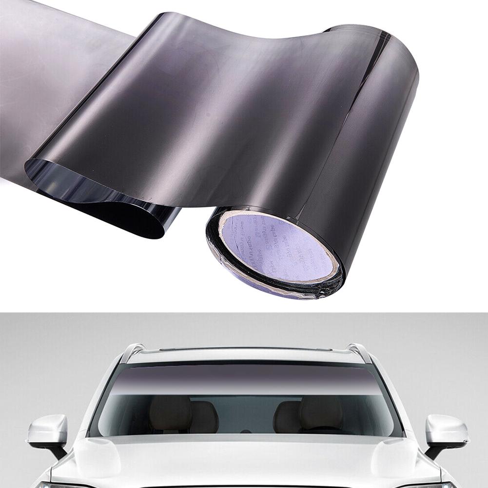Car Front Windshield Sun Visor Protection Shade Sticker Window Sun Visor Strip Heat Insulation Tint Film Car Accessories