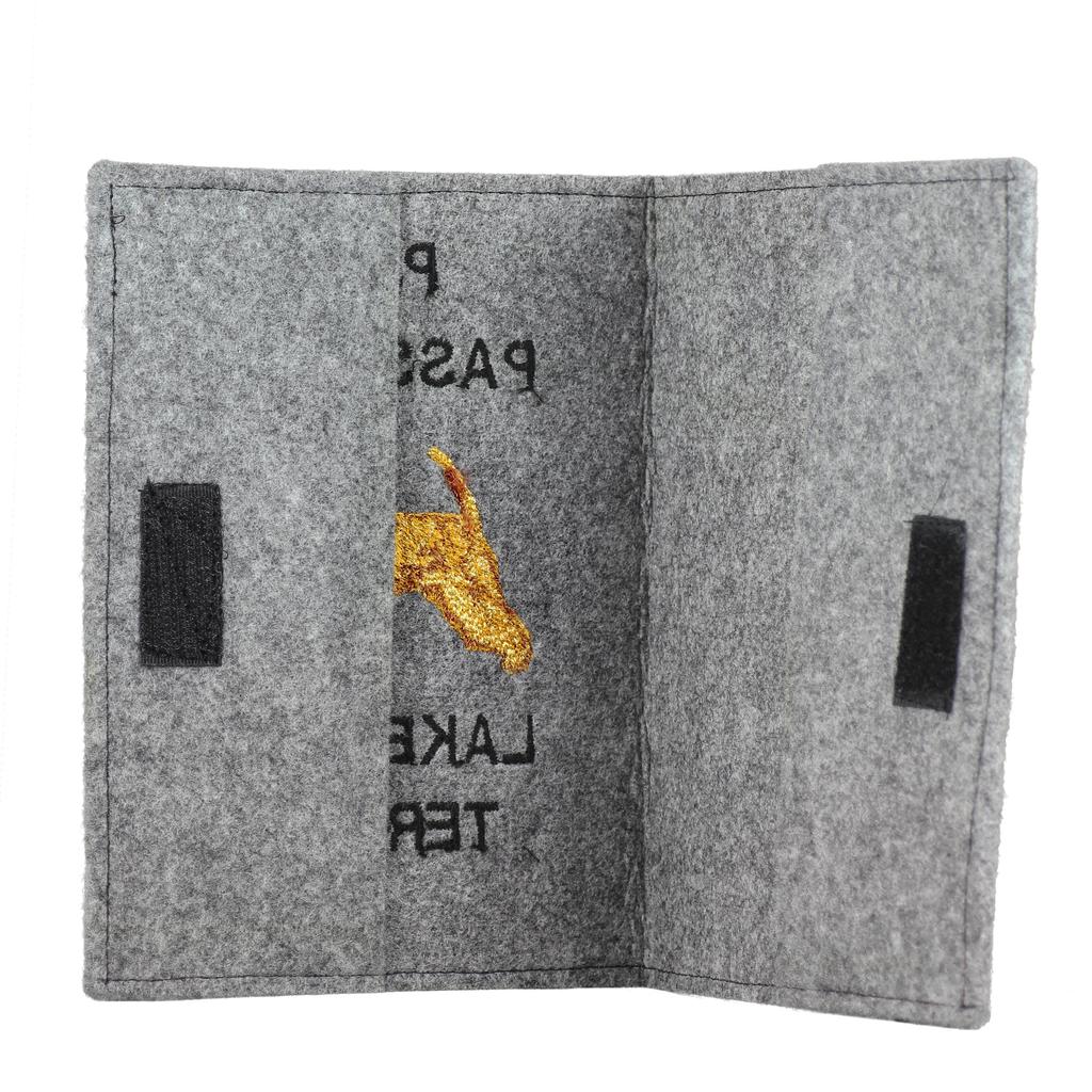 Lakeland Terrier - Dog passport case, document case, gift for the traveller from the Art-Dog brand