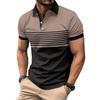 Polo d'été pour homme à manches courtes et col boutonné, édition régulière pour homme, haut d'affaires
