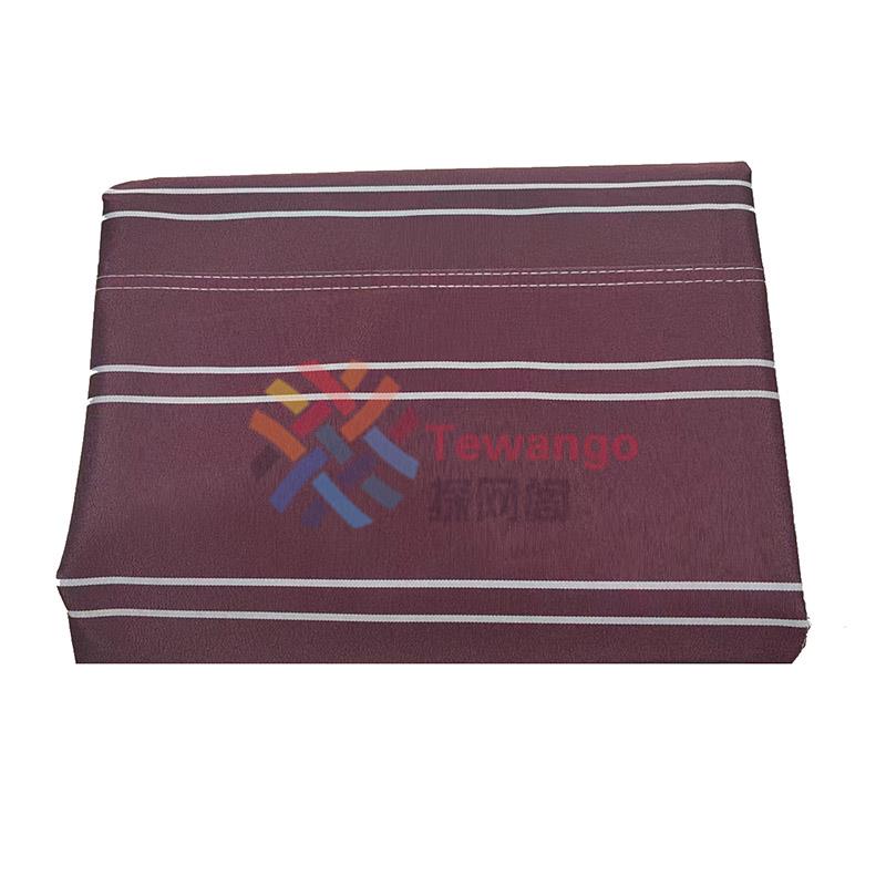 Burgundy White Strips Awning Replacement Fabric Toldo Tewango Canopy Gazebo Outdoor Garden Sun Shade Shelter 300gsm Store Banner