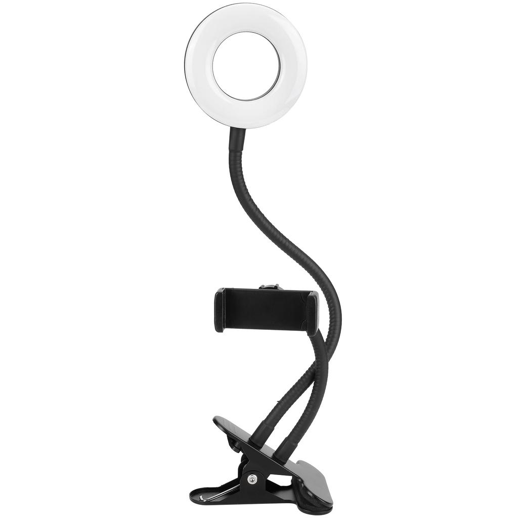 USB Fill Light LED Ring Light 10 Gears Dimming with Clip for Live Photography Reading Embroidery