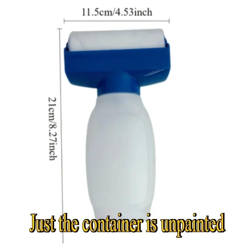 1pc ProArt Reusable 4-Inch Paint Roller Brush - Wall Repair and Touch-Up Tool(Container Only, Paint Not Included)