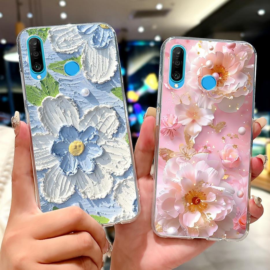 For Huawei P30 Lite Case Cool Dragon Pattern Cover Clear Silicone Soft Slim Phone Case For Huawei P30 Pro P 30 Lite P30Lite Bags