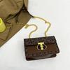 Minimalist Chic Crossbody Bag With Vintage Style And Trendy Street Fashion Elements