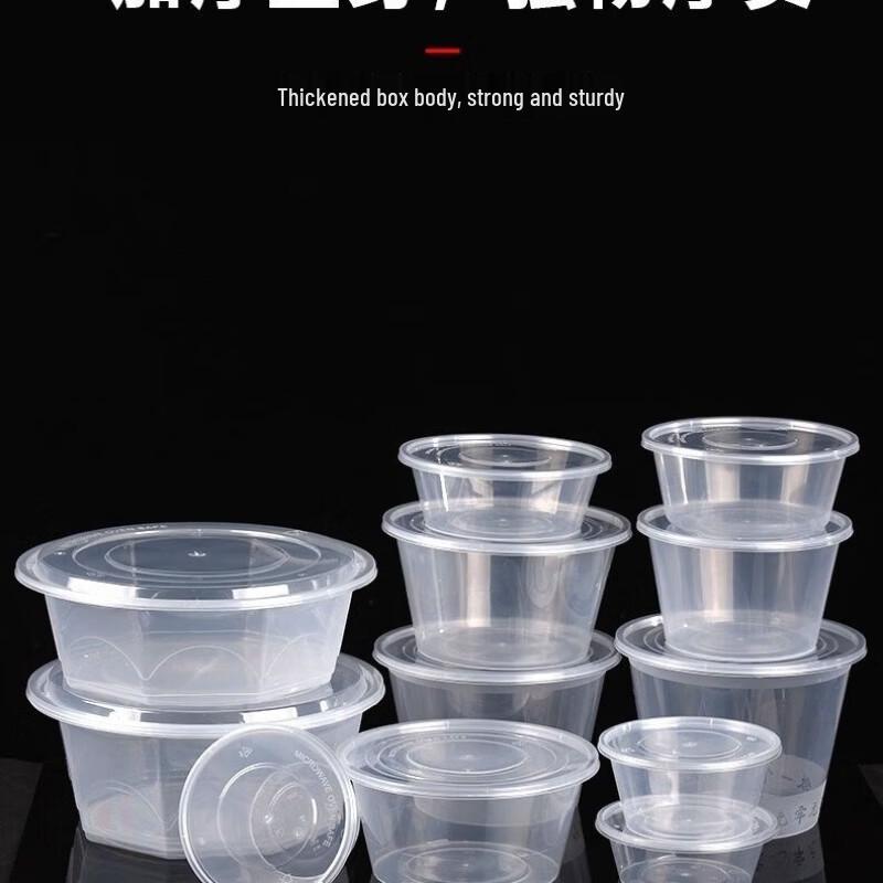 Contenitori Alimentari Rotondi in Plastica Monouso