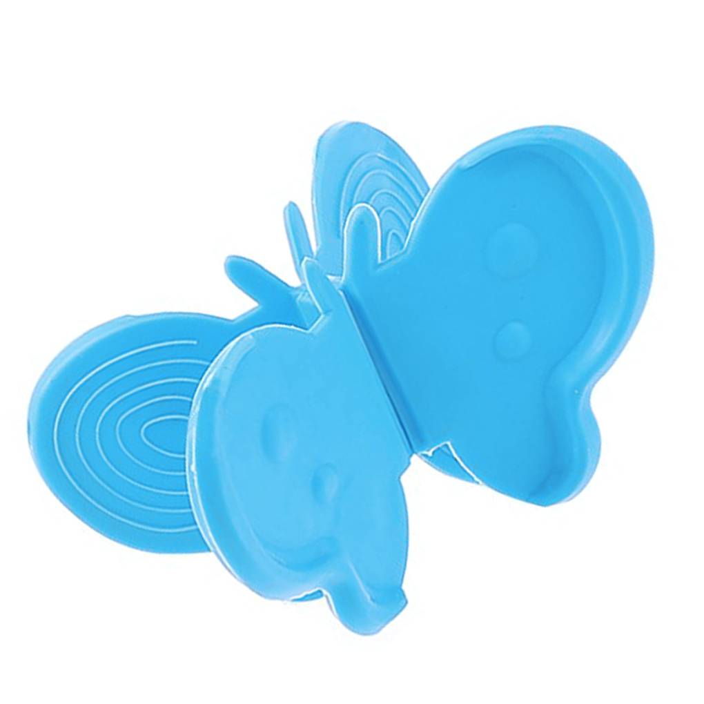 2Pcs Kitchen Anti-scald Clip Butterfly Shaped Heat Proof Bowl Plate Clamp Holder