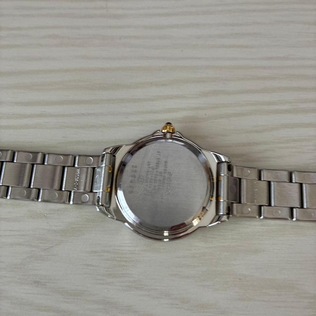 Used SEIKO PRESAGE Ladies Quartz Watch, Bi-Color, Working