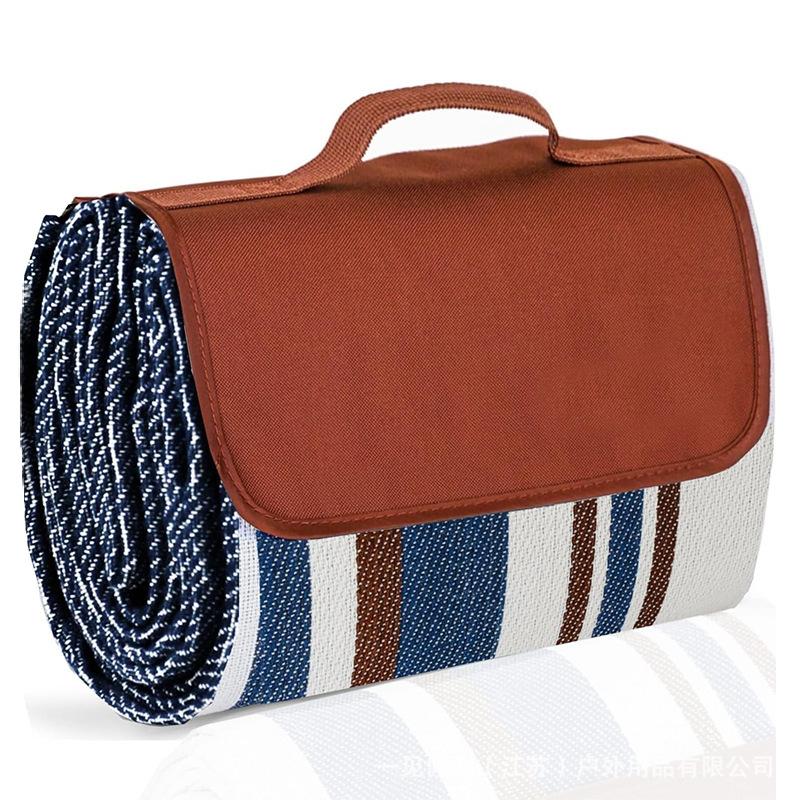 Lightweight Waterproof Outdoor and Beach Picnic Blanket with Carry Strap Foldable Beach Mat 100*150cm